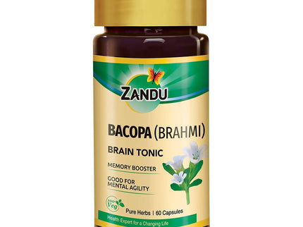 Zandu Bacopa (Brahmi) Brain Tonic Capsules