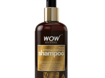 Wow Skin Science Hair Strengthening Shampoo - 300 ml