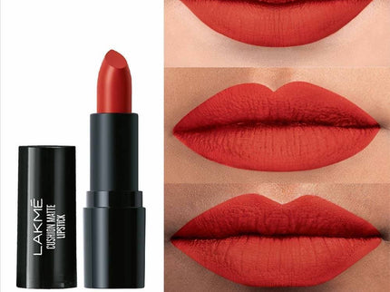 Lakme Cushion Matte Lipstick Red Rose - 4.5 gms