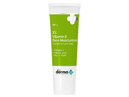 The Derma Co 3% Vitamin E Face Moisturizer For Dry & Flaky Skin - 100 gms