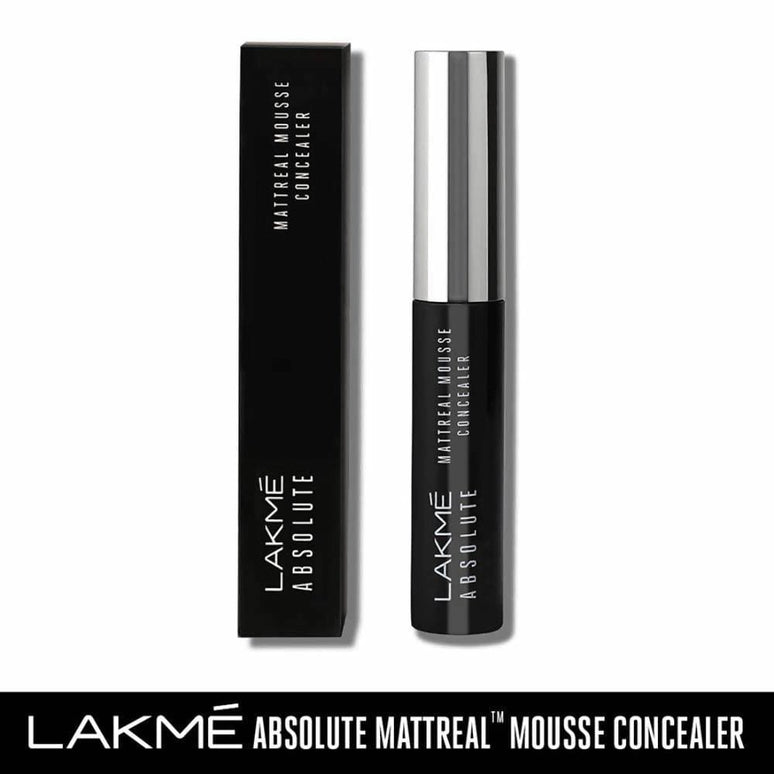 Lakme Absolute Mattereal Mousse Concealer Caramel - 9 gms