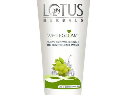 Lotus Herbals Whiteglow Active Skin Whitening + Oil Control Face Wash