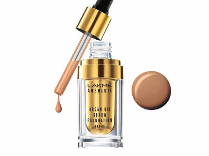Lakme Absolute Argan Oil Serum Foundation with SPF 45 Natural Light - 20 gms