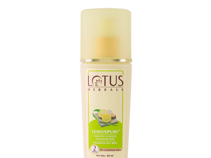 Lotus Herbals Lemonpure Turmeric And Lemon Cleansing Milk