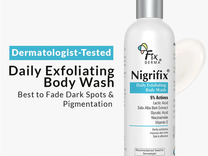 Fixderma Nigrifix Daily Exfoliating Body Wash - 200 ml