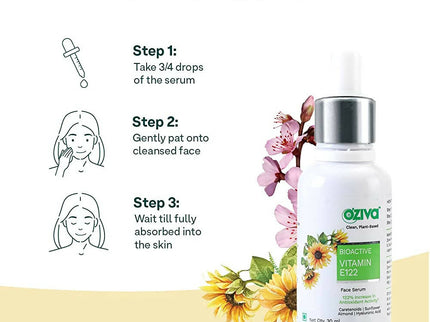 OZiva Bioactive Vitamin E122 Face Serum - 30 ml