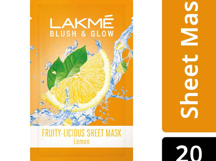Lakme Blush And Glow Lemon Sheet Mask - 20 ml