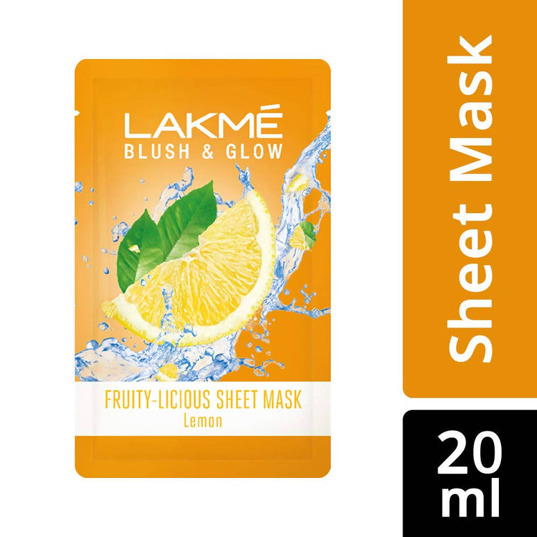 Lakme Blush And Glow Lemon Sheet Mask - 20 ml