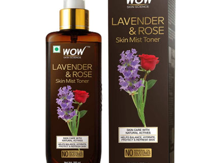 Wow Skin Science Lavender & Rose Skin Mist Toner - 200 ml