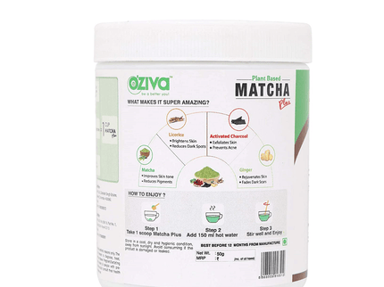 OZiva Plant Based Matcha Plus