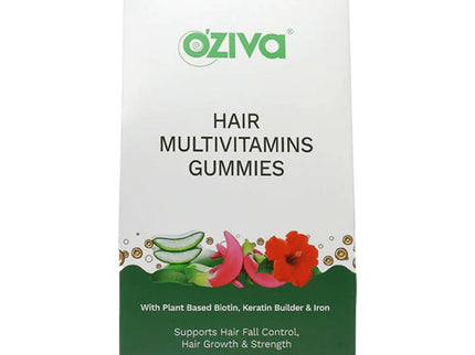 OZiva Biotin Hair Multivitamins Gummies-Kaccha Aam Flavor