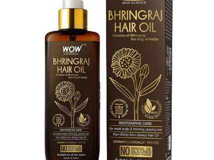 Wow Skin Science Bhringraj Hair Oil- 200 ml