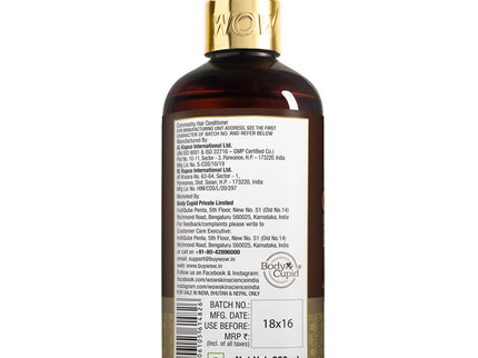 Wow Skin Science Coconut Milk Hair Conditioner