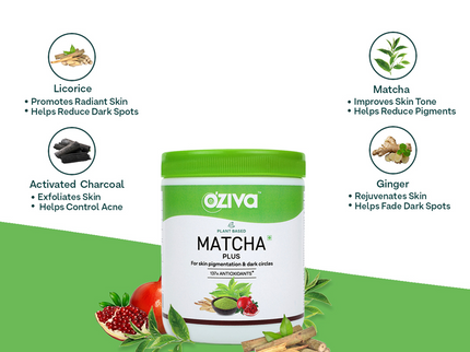 OZiva Plant Based Matcha Plus