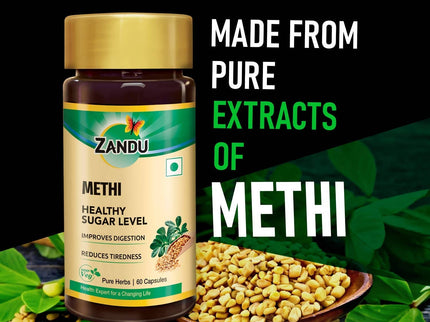 Zandu Methi Healthy Sugar Level Capsules
