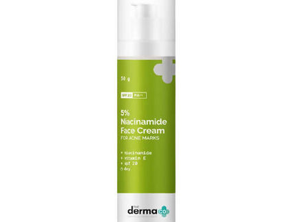 The Derma Co 5% Niacinamide Face Cream For Acne Marks - 50 gms