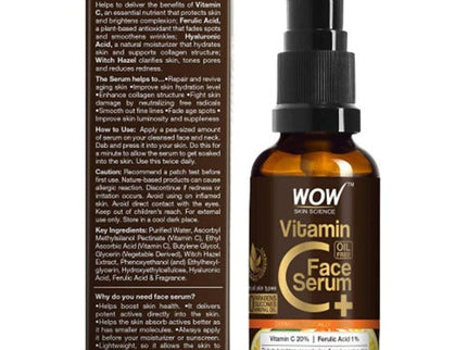 Wow Skin Science Vitamin C+(Plus) Face Serum