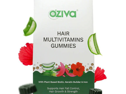 OZiva Biotin Hair Multivitamins Gummies-Kaccha Aam Flavor