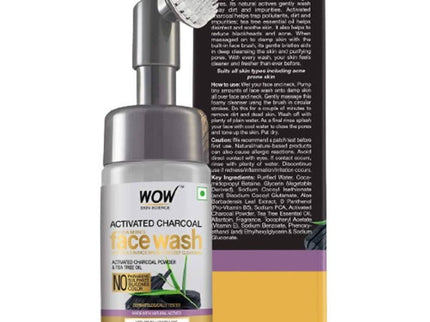 Wow Skin Science Charcoal Foaming Face Wash - 100 ml