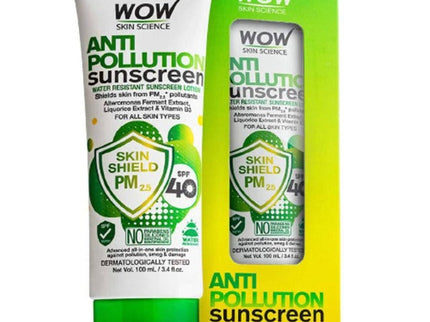 Wow Skin Science Anti Pollution Sunscreen Lotion - 100 ml