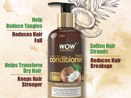 Wow Skin Science Coconut Milk Hair Conditioner