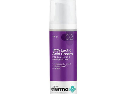 The Derma Co 10% Lactic Acid Face Cream for Skin Dullness & Pigmentation - 30 gms
