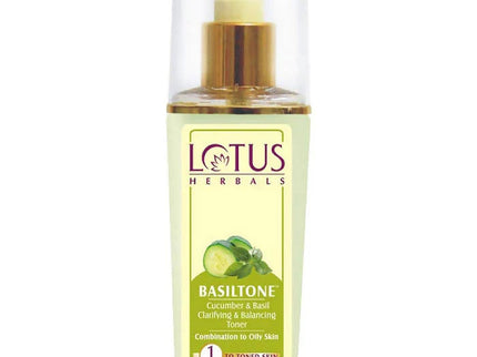 Lotus Herbals Basiltone Cucumber & Basil Clarifying & Balancing Toner