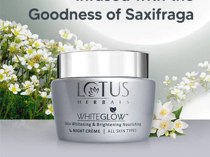 Lotus Herbals Whiteglow Skin Whitening & Brightening Nourishing Night Creme