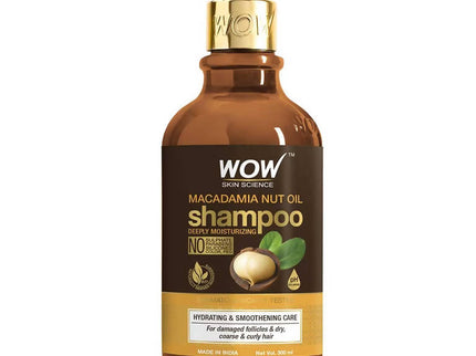 Wow Skin Science Macadamia Nut Oil Shampoo - 300 ml