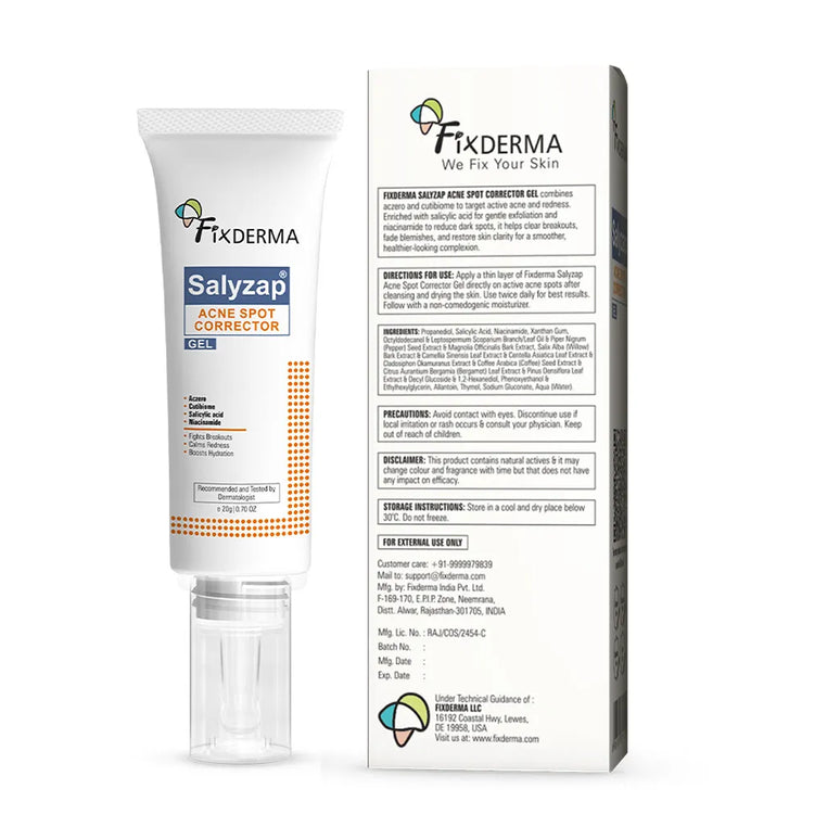 Fixderma Salyzap Acne Spot Corrector Gel - 20 gms