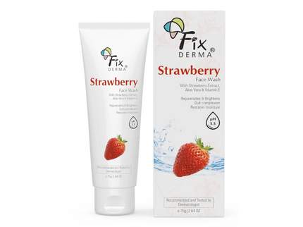 Fixderma Strawberry Face Wash - 75 gms