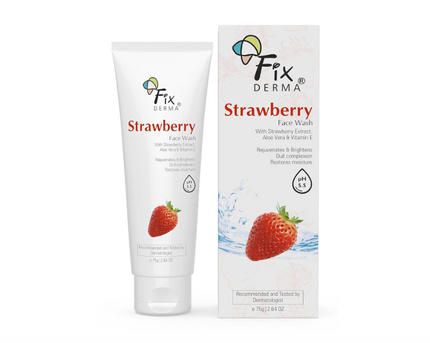 Fixderma Strawberry Face Wash - 75 gms