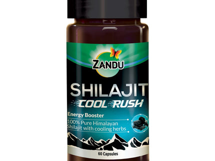 Zandu Shilajit Cool Rush Capsules - 60 Caps
