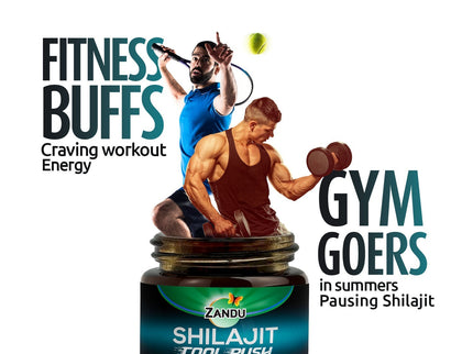 Zandu Shilajit Cool Rush Resin: 1st Ever Shilajit Resin - 10 gms