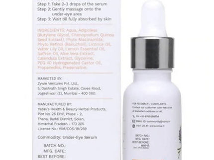 OZiva Absolut Even Anti-Pigmentation Under-Eye Serum
