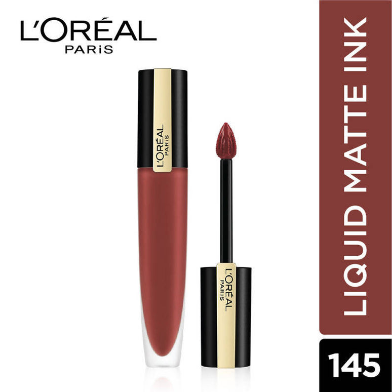 L'Oreal Paris Rouge Signature Matte Liquid Lipstick - 145 I Convince - 7 ml