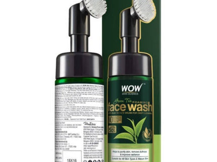 Wow Skin Science Green Tea Foaming Face Wash - 100 ml
