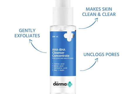 The Derma Co AHA BHA Cleanser Concentrate - 100 ml