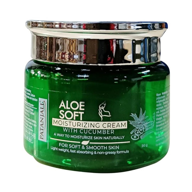 Patanjali Aloe Vera Moisturizing Cream for Face - 50 gms