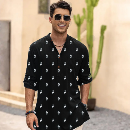 Anouk Men Floral Embroidered Kurta