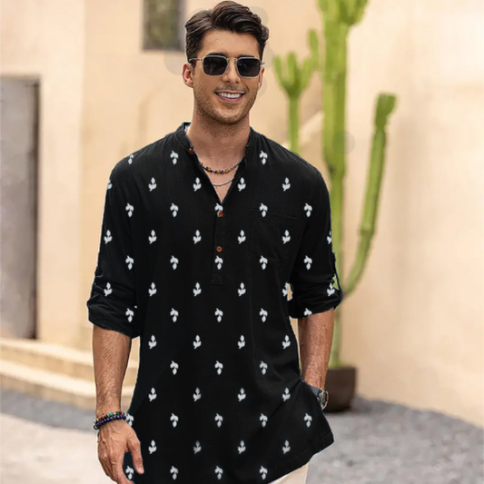 Anouk Men Floral Embroidered Kurta