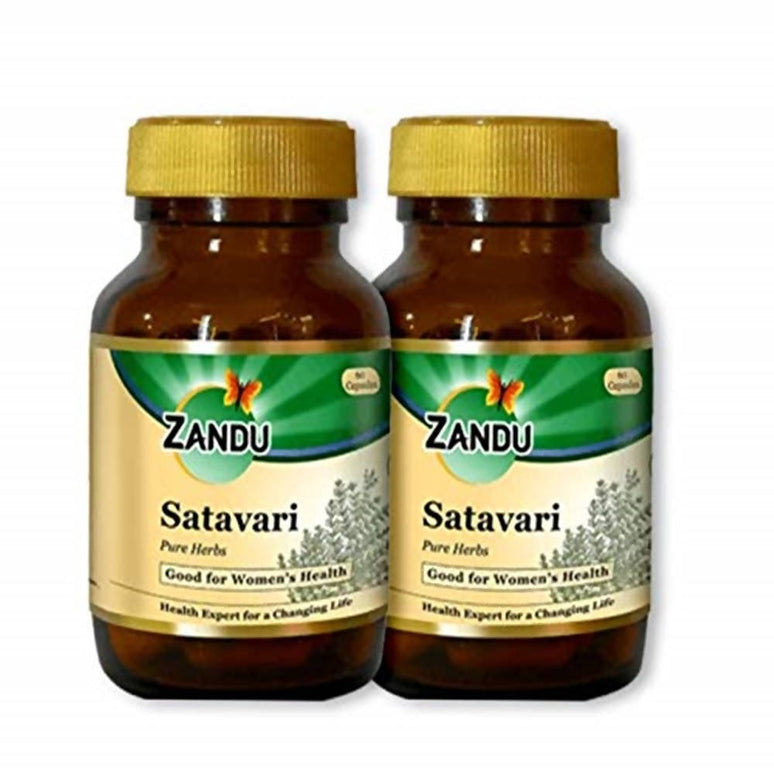 Zandu Satavari Pure Herbs Capsules - 60 Caps