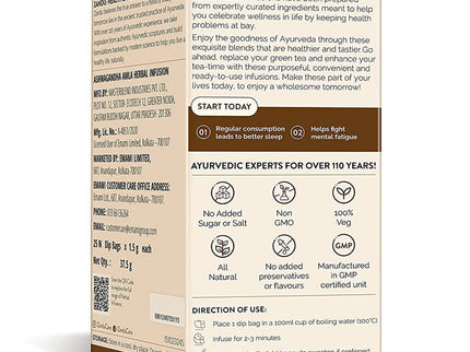 Zandu Ashwagandha Amla Herbal Infusion Tea