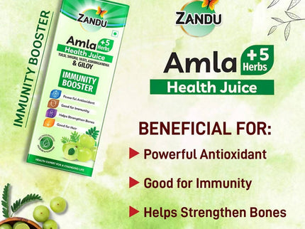 Zandu Amla + 5 Herbs Health Juice