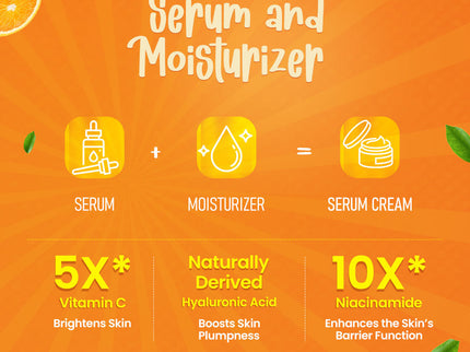 Himalaya Brightening Vitamin C Orange Face Serum Cream - 50 gms