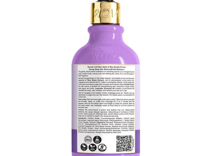 Wow Skin Science Rice Water And Lavender Shampoo
