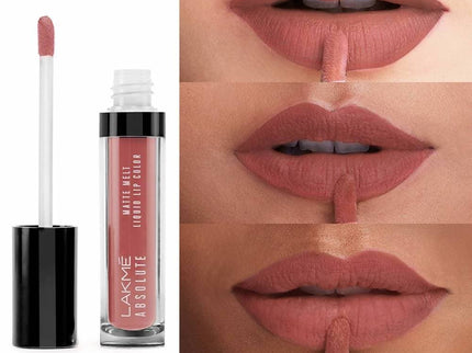 Lakme Absolute Matte Melt Liquid Lip Color Peach Rose - 6 ml
