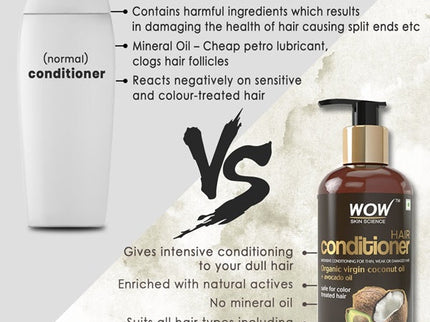 Wow Skin Science Hair Conditioner With Coconut & Avocado Oil - 300 ml