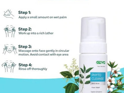 OZiva Phyto Cleanse Anti-Acne Facewash - 100 ml