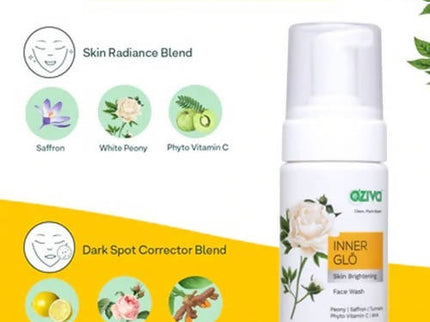 OZiva Inner Glō Skin Brightening Facewash - 100 ml